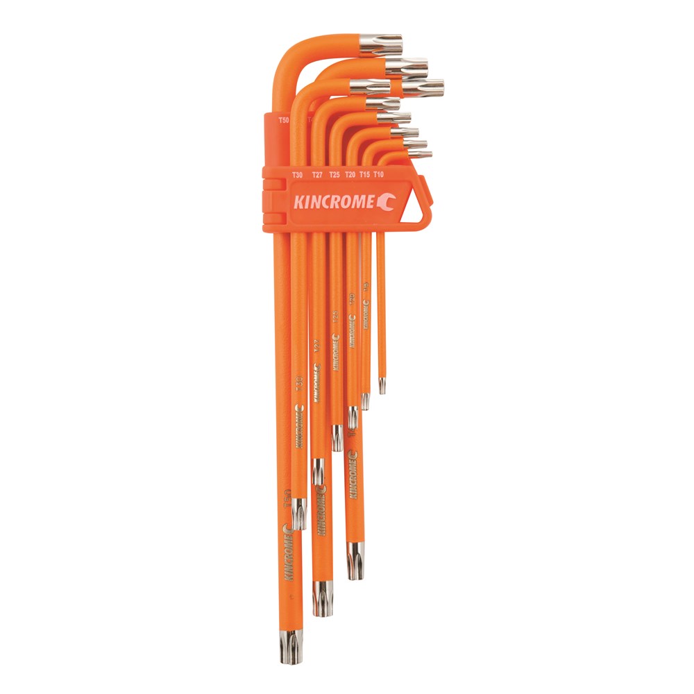 KINCROME KEY WRENCH SET 9PC TAMPERPROOF